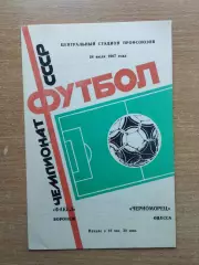 Факел Воронеж - Черноморец Одесса 1987