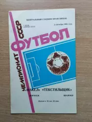 Факел Воронеж - Текстильщик Иваново 1988