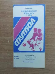 Томь Томск - Сахалинец Южно-Сахалинск 1989