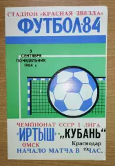 Иртыш Омск - Кубань Краснодар 1984