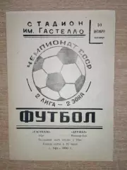 Гастелло Уфа - Дружба Йошкар-Ола 1980