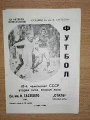 Гастелло Уфа - Сталь Чебоксары 1984
