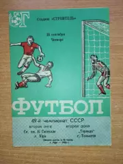 Гастелло Уфа - Торпедо Тольятти 1986