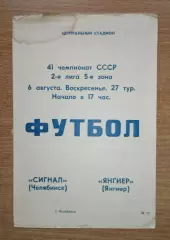 Сигнал Челябинск - Янгиер, Узбекистан 1978