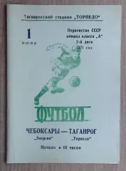 Торпедо Таганрог - Энергия Чебоксары 1971