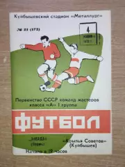 Крылья Советов Куйбышев - Звезда Пермь 1972
