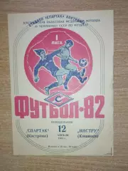 Спартак Кострома - Нистру Кишинёв 1982