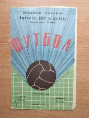 Сатурн Рыбинск - Динамо Вологда 1972