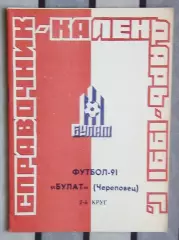 Календарь-справочник. Череповец 1991