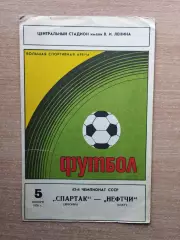 Спартак Москва - Нефтчи Баку 1979