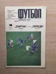 Спартак Москва - Торпедо Москва 1985
