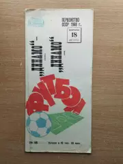 Динамо Москва - Динамо Тбилиси 1969