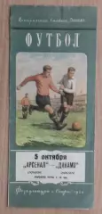 Динамо Москва - Арсенал Лондон, Англия 1954, вид 2
