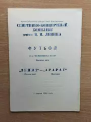 Зенит Ленинград - Арарат Ереван 1989
