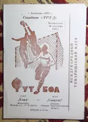 Корд Балаково - Спартак Трнава, Чехословакия 1973