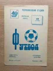 Нистру Кишинёв - Памир Душанбе 1986