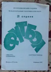 Нистру Кишинёв - сб.Гвинеи 1987