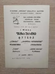 Гурия Ланчхути - Крылья Советов Куйбышев 1980