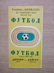 Динамо Минск - Кайрат Алма-Ата 1979