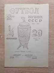 Динамо Минск - Динамо Москва 1990, кубок, КБ