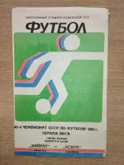 Кайрат Алма-Ата - Искра Смоленск 1983