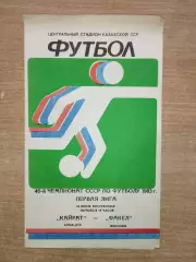 Кайрат Алма-Ата - Факел Воронеж 1983