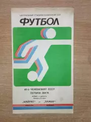 Кайрат Алма-Ата - Памир Душанбе 1983