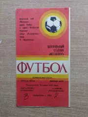 Металлург Запорожье - Таврия Симферополь 1983