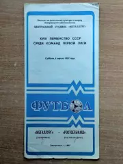 Металлург Запорожье - Ростсельмаш Ростов-на-Дону 1987
