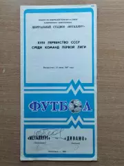 Металлург Запорожье - Динамо Батуми 1987