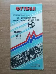 Металлург Запорожье - ЦСКА Москва 1988