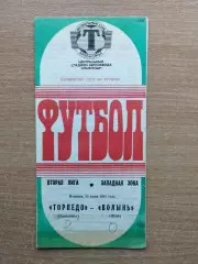 Торпедо Запорожье - Волынь Луцк 1991