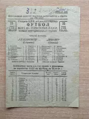 Динамо Одесса - Стахановец Сталино (Донецк) 1939