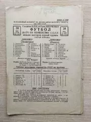 Динамо Одесса - Динамо Ленинград 1939