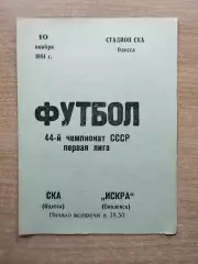 СКА Одесса - Искра Смоленск 1981