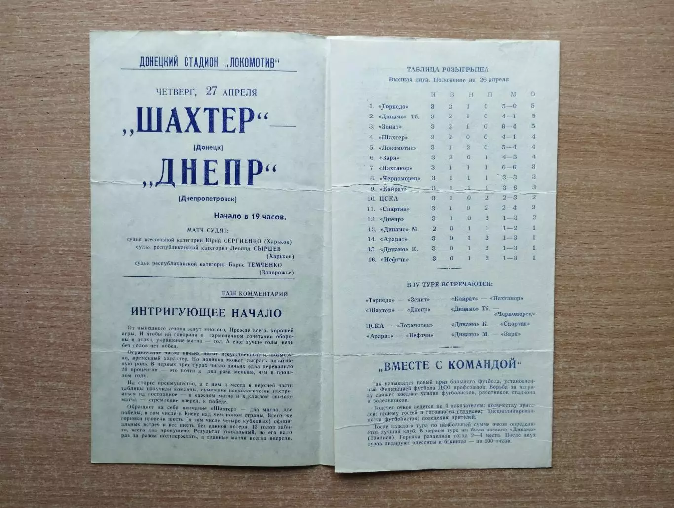 Шахтёр Донецк - Днепр Днепропетровск 1978 1