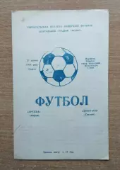 Дружба Збараж - Авангард Свалява 1984, КФК