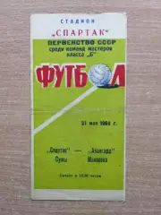 Спартак Сумы - Авангард Макеевка 1969