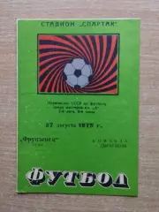 Фрунзенец Сумы - к-да г.Тирасполь 1975