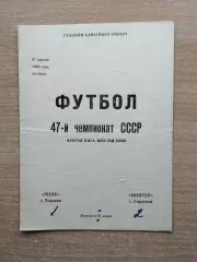 Маяк Харьков - Шахтёр Горловка 1983