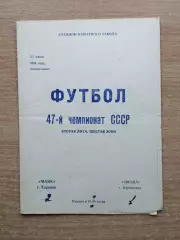 Маяк Харьков - Звезда Кировоград 1984
