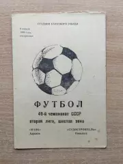 Маяк Харьков - Судостроитель Николаев 1986