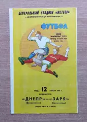 Днепр Днепропетровск - Заря Ворошиловград 1978