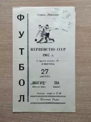 Авангард Жёлтые Воды - СКА Одесса 1967