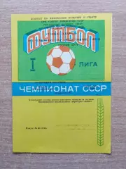 Колос Никополь - Даугава Рига 1983