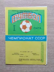 Колос Никополь - Ротор Волгоград 1983