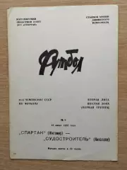 Спартак Житомир - Судостроитель Николаев 1985