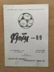 Полесье Житомир - Кривбасс Кривой Рог 1989