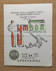 Полесье Житомир - Химик Гродно 1991, кубок