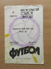Звезда Кировоград - Волга Калинин (Тверь) 1966